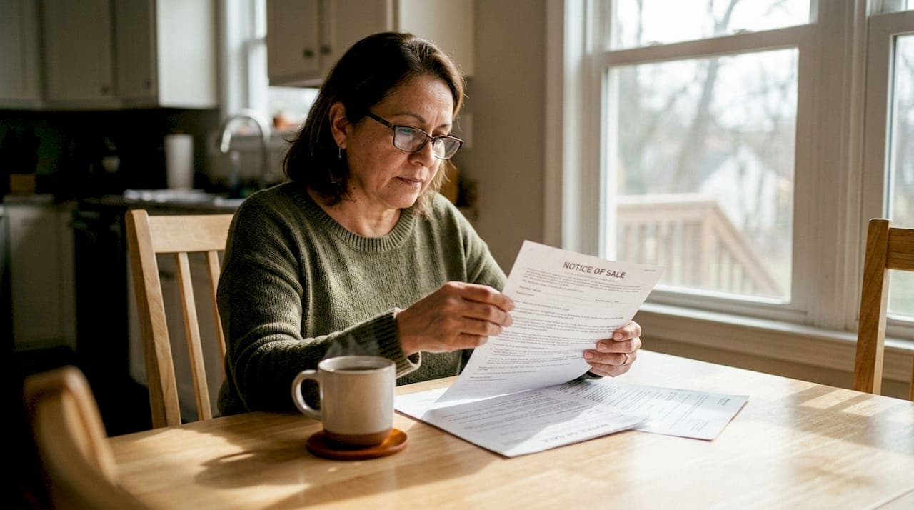 What Is a Notice of Sale? Foreclosure Guide 2026